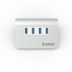 Orico M3H4-V1-SV-BP Aluminium Silver 4 Port USB 3.0 HUB