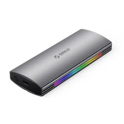 ORICO M2R2-G2 Multi-Color Glowing RGB Gaming Style M.2 NVMe SSD Type-C Enclosure
