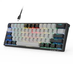 AULA F3261 Type-C Hot Swappable RGB Mechanical Gaming Keyboard (Black)