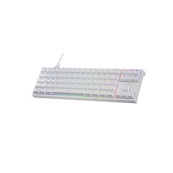 Dark Alien K710 Hot Swappable Detachable Wired Keyboard White