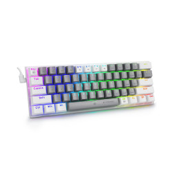 E-YOOSO Z11 Wired RGB Mechanical Gaming Keyboard White Gray (Red Switch)