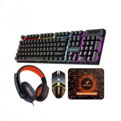 jertech CT4-01 4in1 Gaming Keyboard And Mouse Headset Set With Mouse Pad