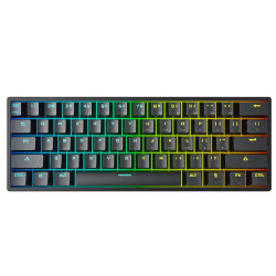 Leaven K620 Wired Hot-swappable Gaming Mechanical Keyboard Black (Blue Switch)
