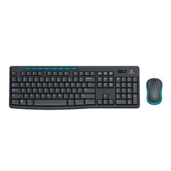 Logitech MK275 Black-Blue Wireless Keyboard & Mouse Combo