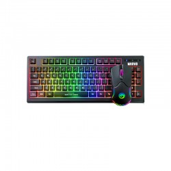 Marvo KW516 EN RGB Black Wireless Gaming Keyboard & Mouse Combo