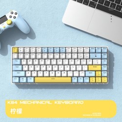 Ziyoulang FreeWolf K84 Wired Compact Mechanical Keyboard
