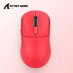 Attack Shark X3 49g PAW3395 Tri-Mode Wireless Gaming Mouse (Red)