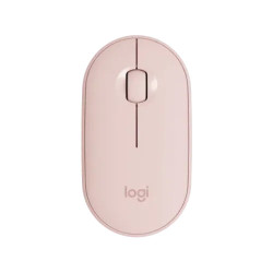 Logitech M350 Pebble Bluetooth and Wireless Mouse (Rose)