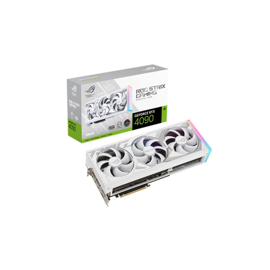 Asus Rog Strix Geforce Rtx 4090 24gb Gddr6x White Edition Graphics Card