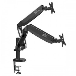 Kaloc KLC-DS90-2 Double Arm Monitor/TV Desktop Mount Stand With Cable Management System